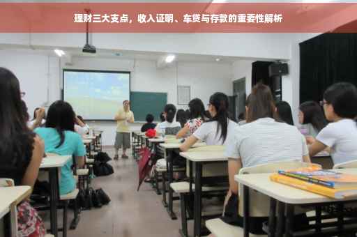 理财三大支点，收入证明、车贷与存款的重要性解析