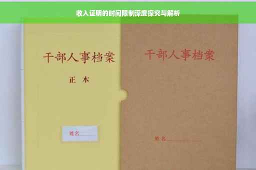 收入证明的时间限制深度探究与解析