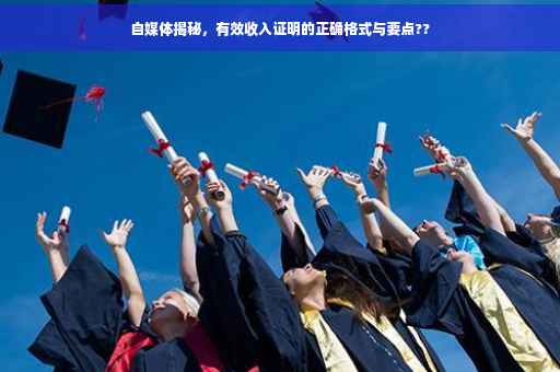 自媒体揭秘，有效收入证明的正确格式与要点??