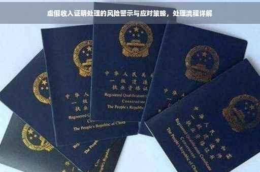 虚假收入证明处理的风险警示与应对策略，处理流程详解