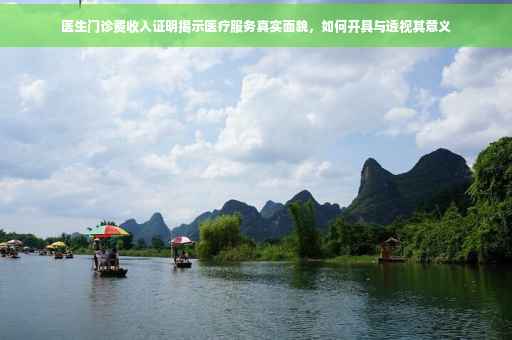 医生门诊费收入证明揭示医疗服务真实面貌，如何开具与透视其意义