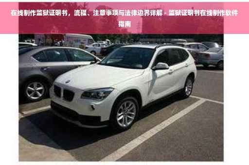 在线制作监狱证明书，流程、注意事项与法律边界详解 - 监狱证明书在线制作软件指南