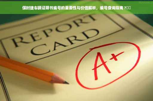 保时捷车辆证明书编号的重要性与价值解析，编号查询指南 ?⚡️