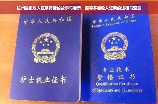 杭州最低收入证明背后的故事与启示，探寻开启收入证明的途径与深意