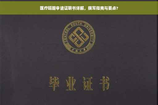 医疗延期申请证明书详解，撰写指南与要点?