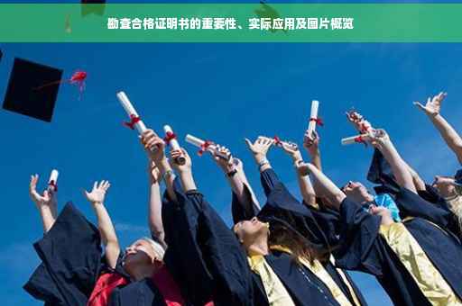 勘查合格证明书的重要性、实际应用及图片概览