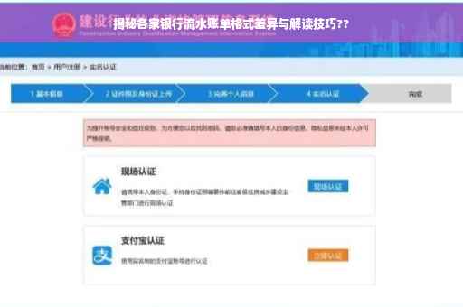 揭秘各家银行流水账单格式差异与解读技巧??