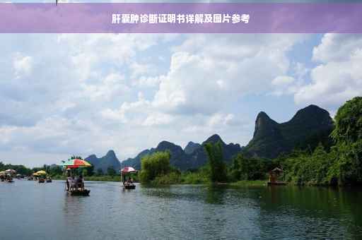 肝囊肿诊断证明书详解及图片参考
