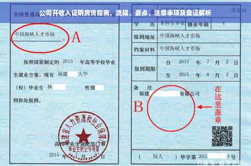 公司开收入证明房贷指南，流程、要点、注意事项及查证解析