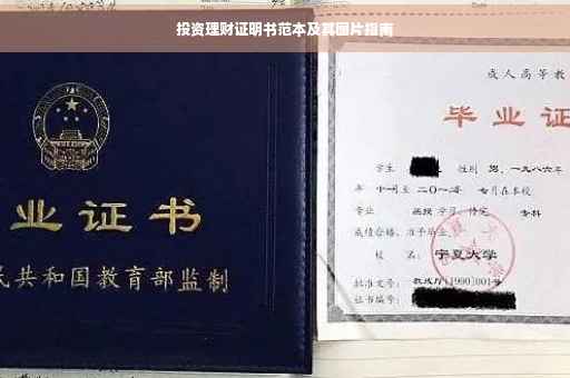 投资理财证明书范本及其图片指南
