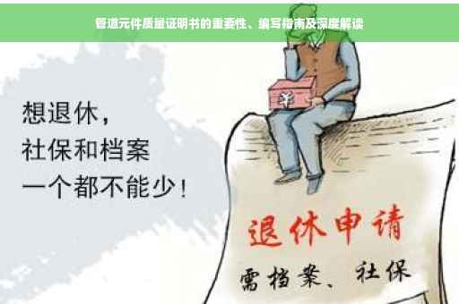 管道元件质量证明书的重要性、编写指南及深度解读