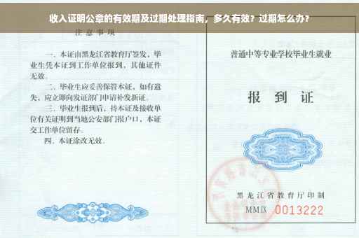 收入证明公章的有效期及过期处理指南，多久有效？过期怎么办？