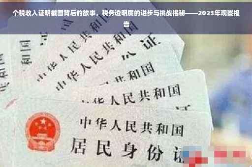 个税收入证明截图背后的故事，税务透明度的进步与挑战揭秘——2023年观察报告