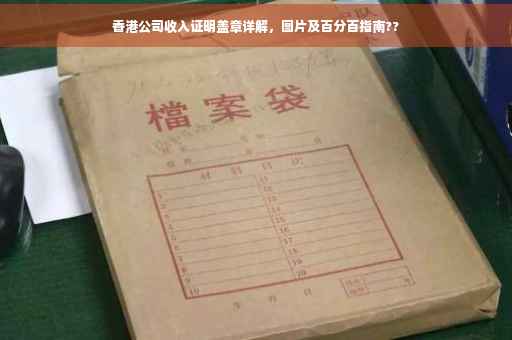 香港公司收入证明盖章详解，图片及百分百指南??