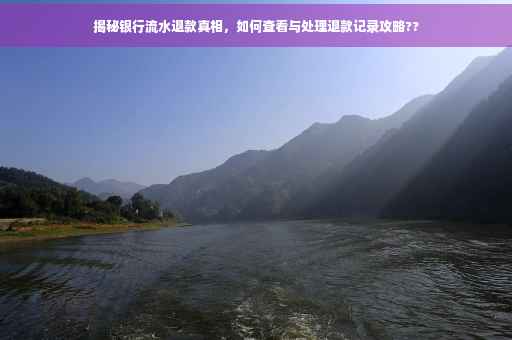 揭秘银行流水退款真相，如何查看与处理退款记录攻略??