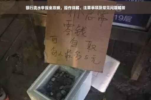 银行流水申报全攻略，操作详解、注意事项及常见问题解答