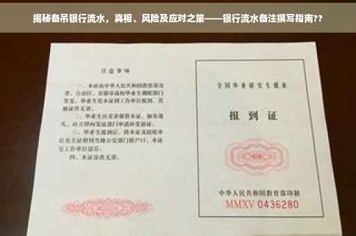 揭秘备吊银行流水，真相、风险及应对之策——银行流水备注撰写指南??