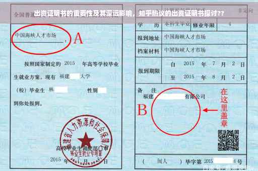 出资证明书的重要性及其深远影响，知乎热议的出资证明书探讨??