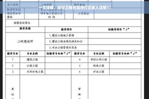 一文详解，如何正确开具并打印收入证明?✨