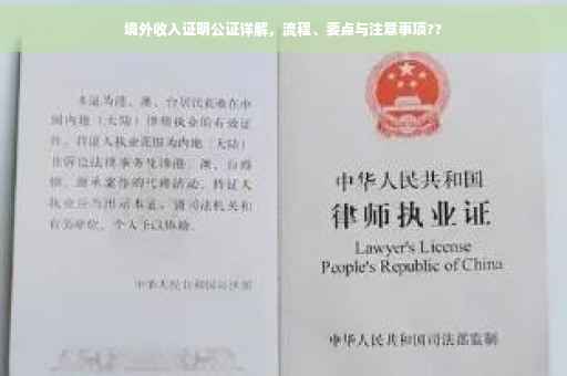 境外收入证明公证详解，流程、要点与注意事项??