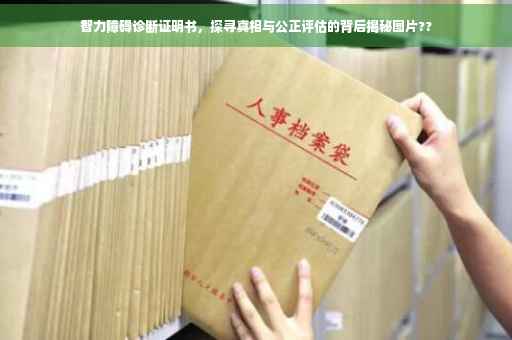 智力障碍诊断证明书，探寻真相与公正评估的背后揭秘图片??