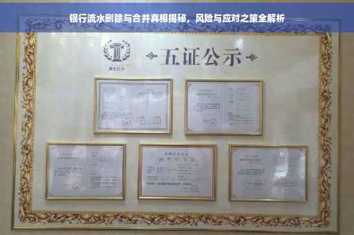 银行流水删除与合并真相揭秘，风险与应对之策全解析