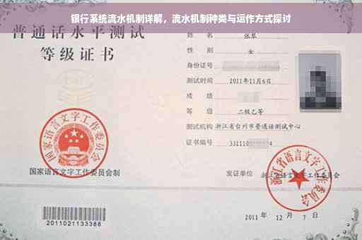 银行系统流水机制详解，流水机制种类与运作方式探讨
