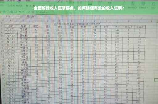 全面解读收入证明要点，如何确保有效的收入证明？