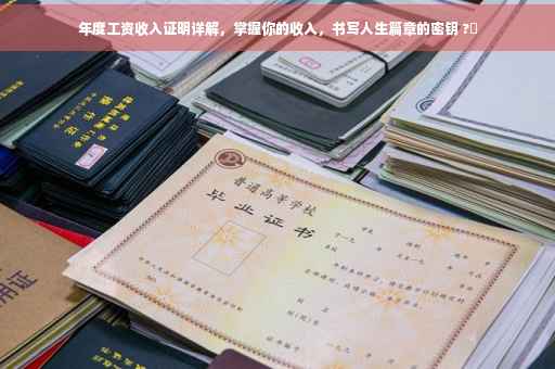 年度工资收入证明详解，掌握你的收入，书写人生篇章的密钥 ?✨