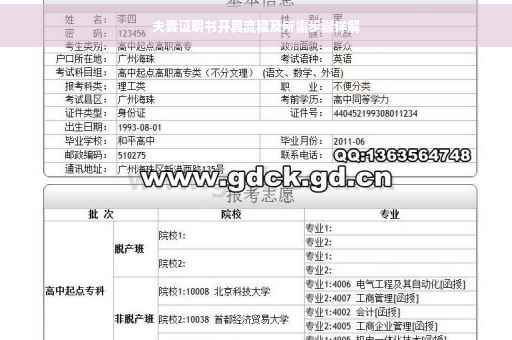 夫妻证明书开具流程及所需步骤详解