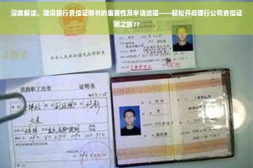 深度解读，建设银行资信证明书的重要性及申请流程——轻松开启建行公司资信证明之旅??