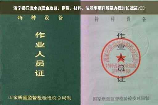 济宁银行流水办理全攻略，步骤、材料、注意事项详解及办理时长速览?⚡️