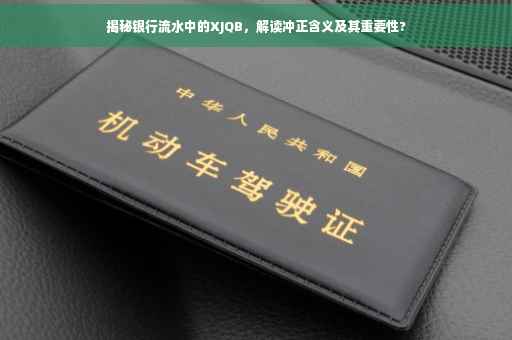 揭秘银行流水中的XJQB，解读冲正含义及其重要性?