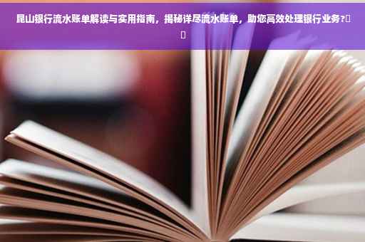 昆山银行流水账单解读与实用指南，揭秘详尽流水账单，助您高效处理银行业务?⚡️