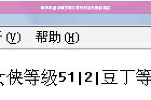 医学诊断证明书遗失应对及补办流程详解