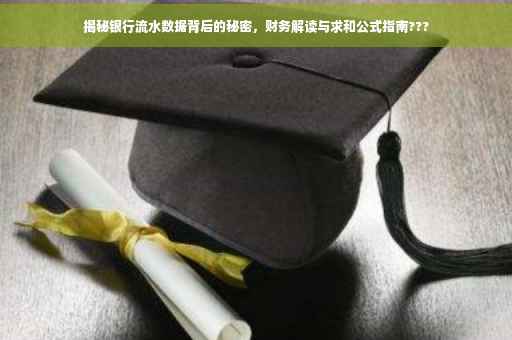 揭秘银行流水数据背后的秘密，财务解读与求和公式指南???