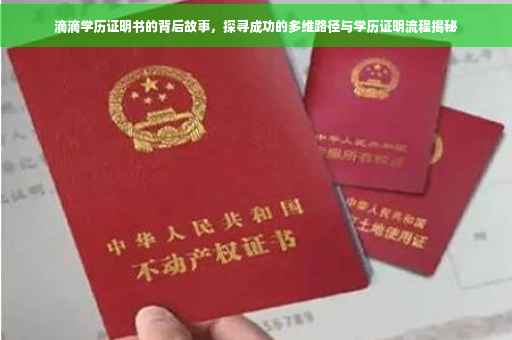 滴滴学历证明书的背后故事，探寻成功的多维路径与学历证明流程揭秘