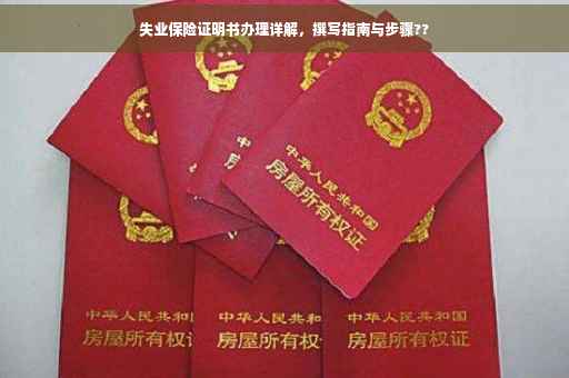 失业保险证明书办理详解，撰写指南与步骤??