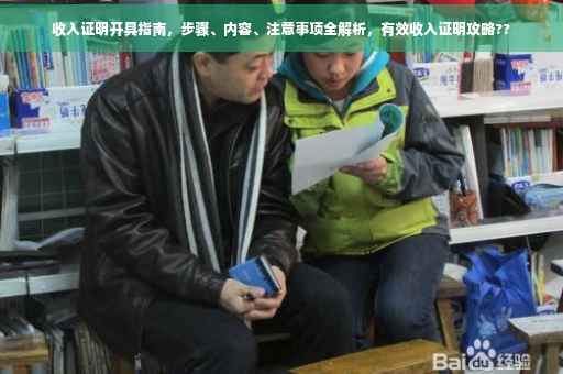 收入证明开具指南，步骤、内容、注意事项全解析，有效收入证明攻略??