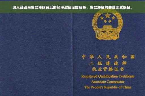 收入证明与贷款年限背后的经济逻辑深度解析，贷款决策的关键要素揭秘。