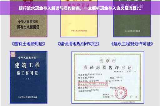 银行流水现金存入解读与操作指南，一文解析现金存入含义及流程?✨