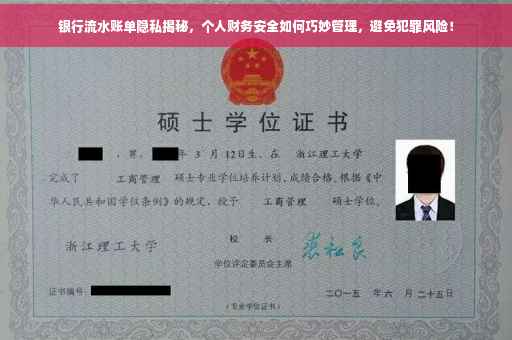 银行流水账单隐私揭秘，个人财务安全如何巧妙管理，避免犯罪风险！