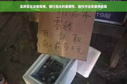 卖房买车决策指南，银行流水的重要性、操作方法及查询流程