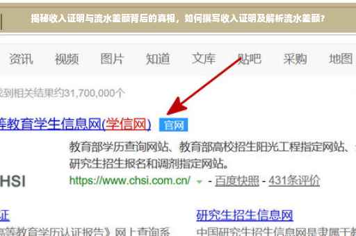 揭秘收入证明与流水差额背后的真相，如何撰写收入证明及解析流水差额？