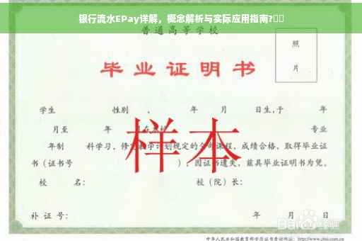 银行流水EPay详解，概念解析与实际应用指南?⚡️