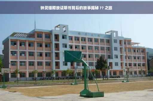 钟灵锋释放证明书背后的故事揭秘 ?? 之旅