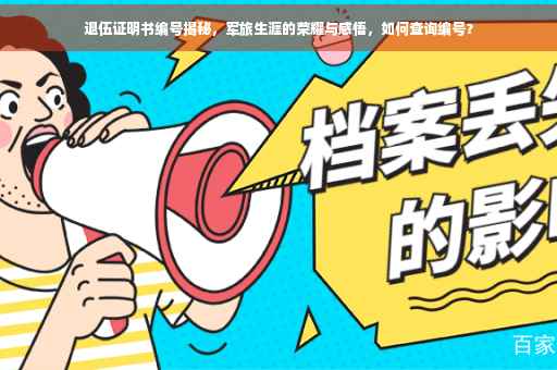 退伍证明书编号揭秘，军旅生涯的荣耀与感悟，如何查询编号？