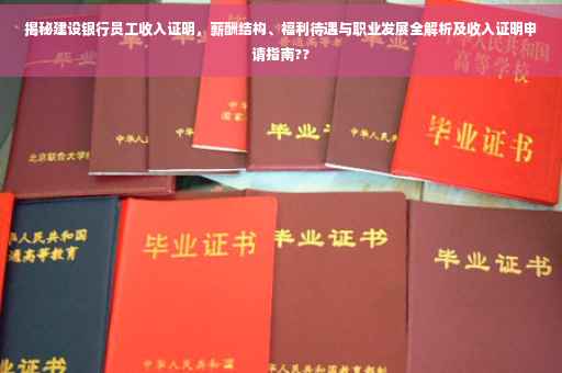 揭秘建设银行员工收入证明，薪酬结构、福利待遇与职业发展全解析及收入证明申请指南??