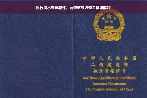 银行流水办理软件，高效财务必备工具详解??
