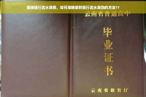 揭秘银行流水真相，如何准确鉴别银行流水真伪的方法??